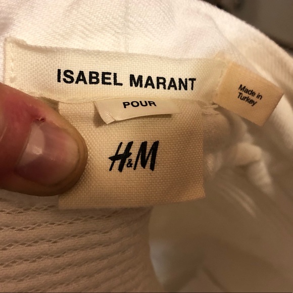 H&M ISABEL MARANT White Mens Moto Jeans - Picture 12 of 13